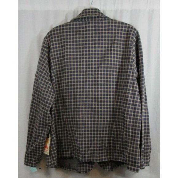 NOS VTG The Fire Islander Woman Blue Window Pane Blazer 44 NWT - Picture 3 of 5